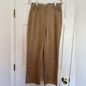 Aritzia (Wilfred) Camel Leather Pants
